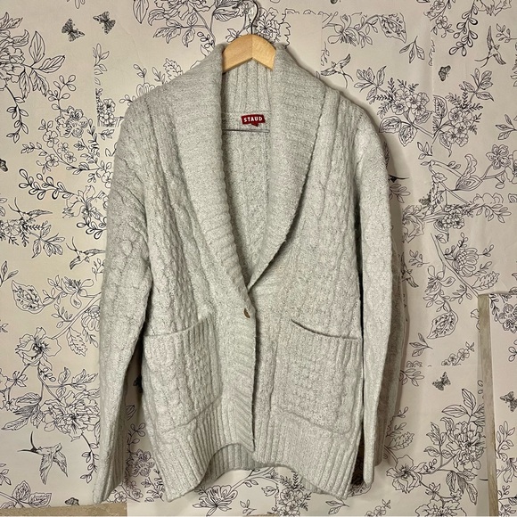 STAUD | NWT! Snow Norma Cardigan Size:small - Picture 3 of 7